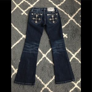 Girls Miss Me Boot Denim Jeans 7